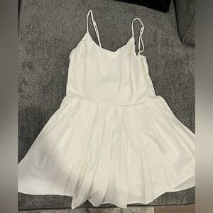 White adjustable romper